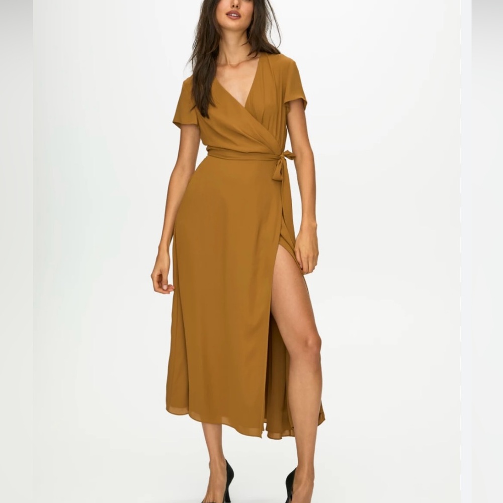 NWOT Babaton Wrap Dress - Large